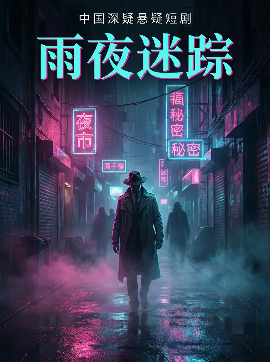 华人论坛 丫丫 悬疑追踪短剧 - 雨夜迷踪海报
